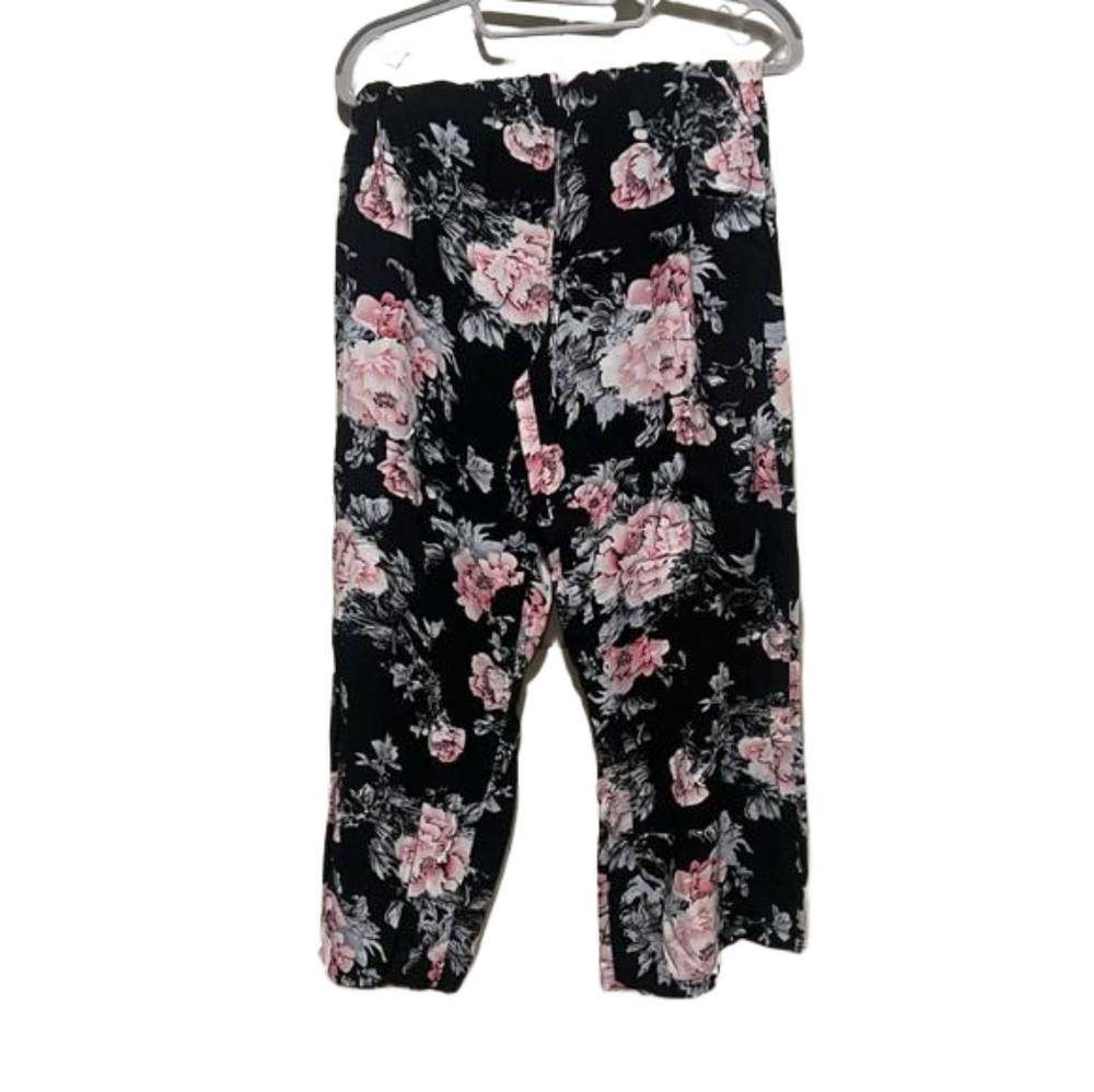 Flower Dress Pants. Stretchy waist. Size Small